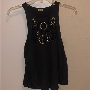 Embroidered Tank Top